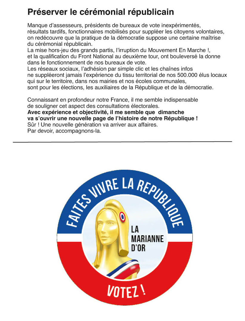 aux urnes citoyens, alain trampoglieri, le concours de la marianne d'or et le journal elyse reporter, concours civique, aux couleurs de la france, prserver le crmonial rpublicain, votez