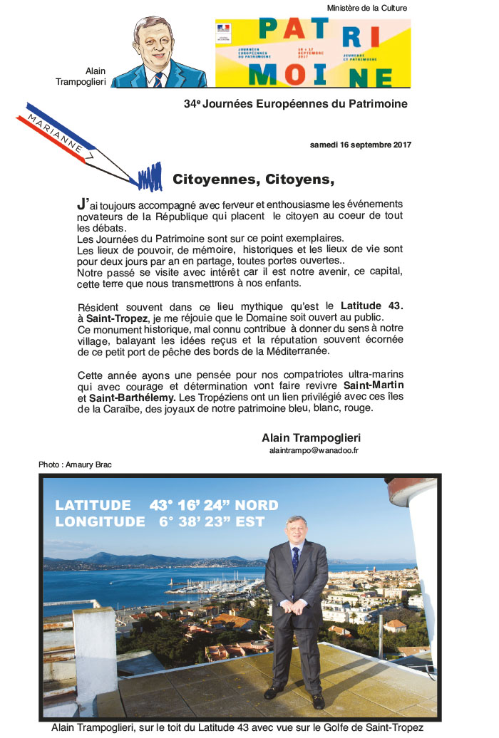 Marianne d'Or Magazine, Alain Trampoglieri, patrimoine, citoyens, citoyennes