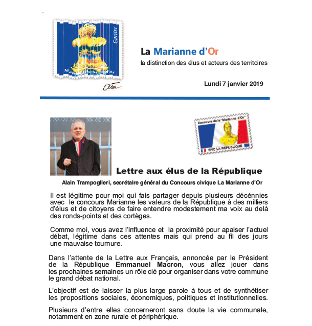 Marianne d'Or Magazine, Alain Trampoglieri, patrimoine, citoyens, citoyennes