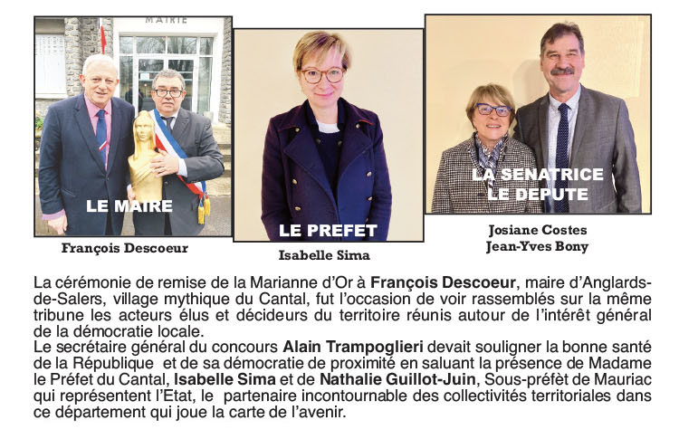 Marianne d'Or Magazine, Alain Trampoglieri