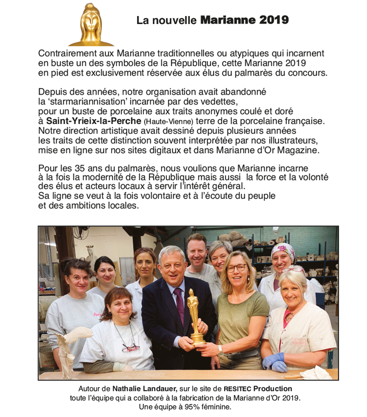 Nouvelle Marianne d'Or 2019, Alain Trampoglieri